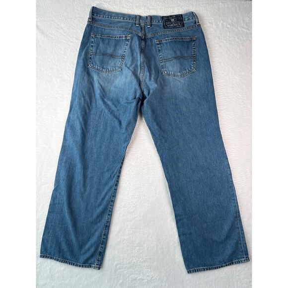 Vintage Lucky Brand Jeans Men 36 Short Length Dungarees Gene Montesano Cotton - Picture 8 of 8